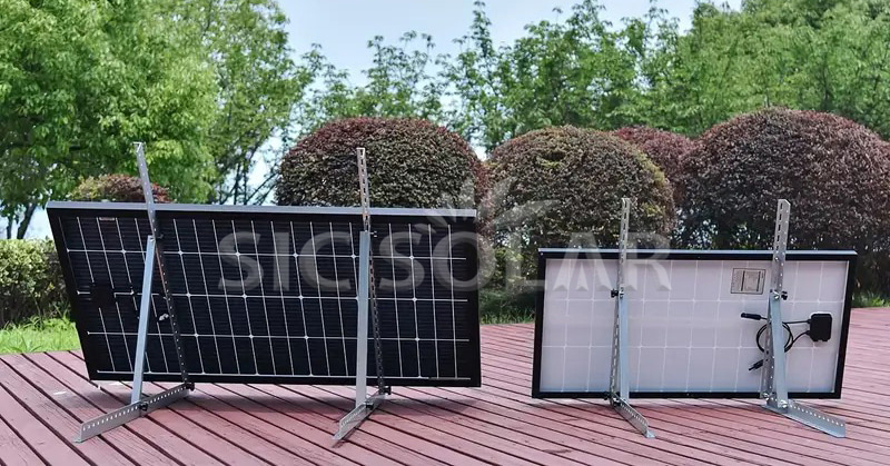 folding solar panel mount