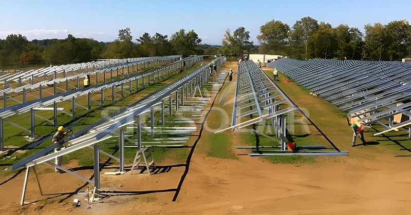 solar panel ground mounting systems