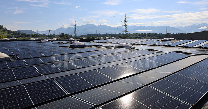 solar panel flat roof mounting system