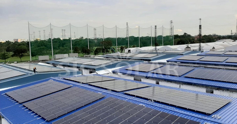 solar panel metal roof