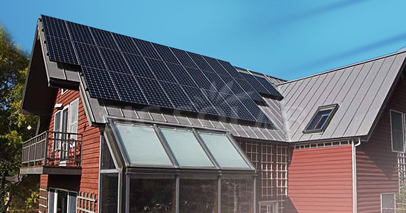 metal roof solar racking