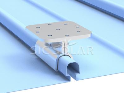 metal roof solar panel mounting structure