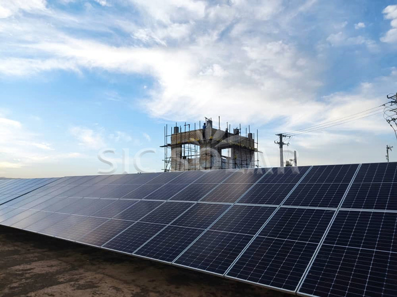 이란의 7MW 탄소강 접지 브래킷