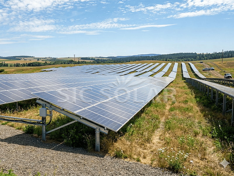 미국 내 1.5MW 지상 설치형 태양광 발전 시스템