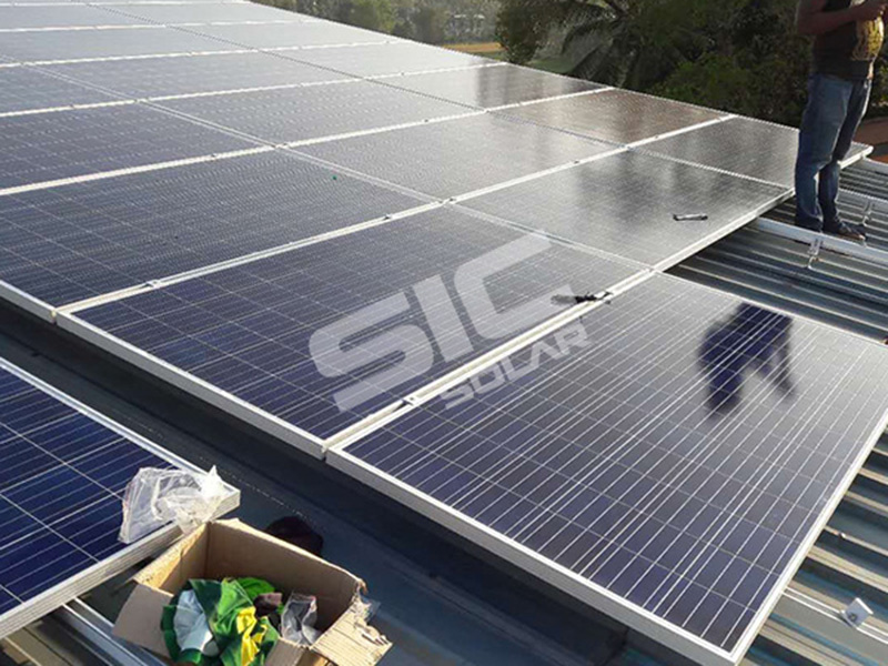 스리랑카 1MW 주석 지붕 프로젝트