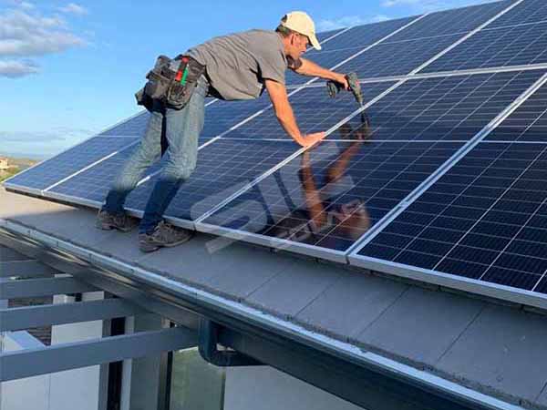 30KW 아스팔트 지붕 프로젝트 | Sic-solar.com