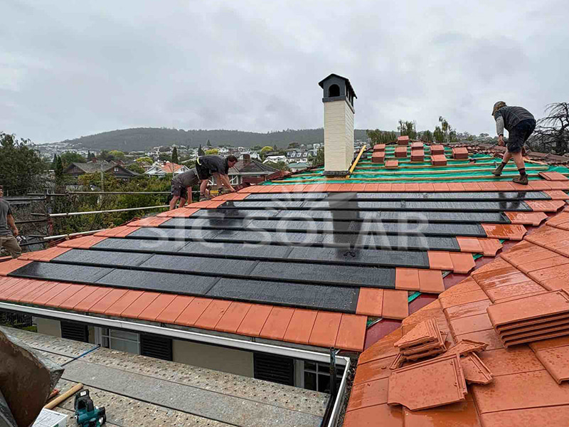 호주의 30KW BIPV 태양광 설치 시스템