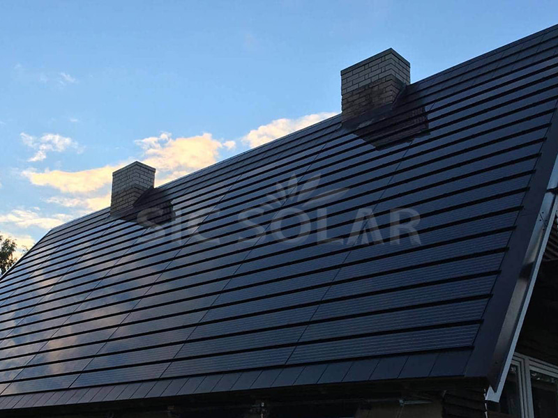 독일 60KW BIPV 지붕 타일 설치 시스템