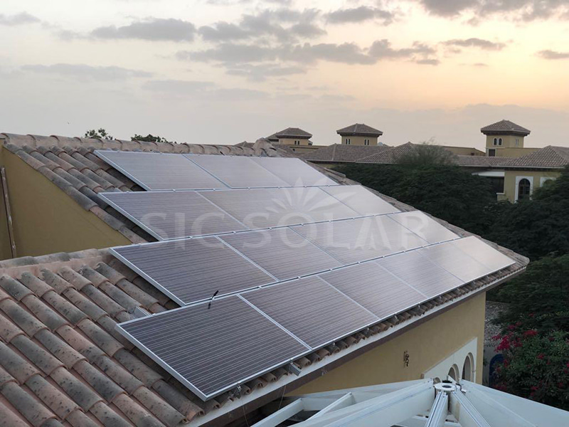 네덜란드 10KW 세라믹 타일 지붕 태양광 브래킷