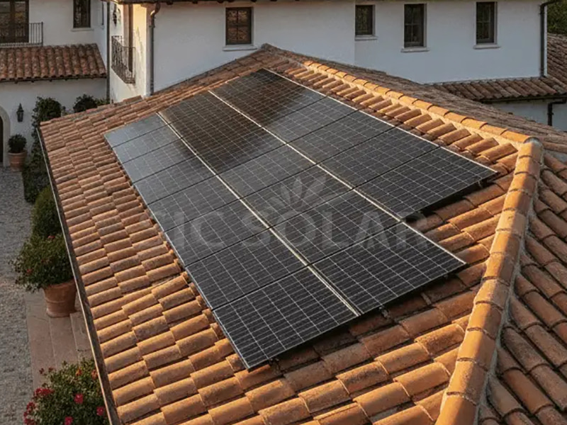 미국 기와 지붕용 15KW 태양광 장착 브래킷