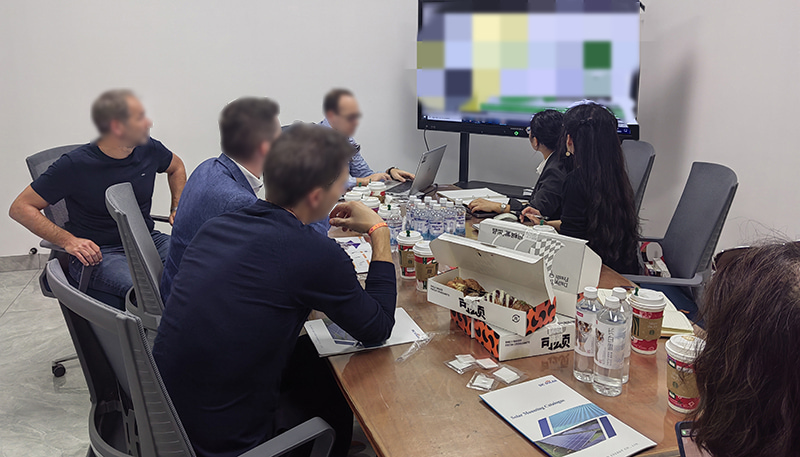 유럽 고객 방문: 더 밝은 미래를 위한 파트너십 강화