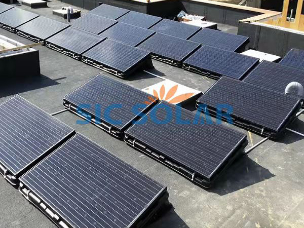 오버외스터라이히 26.2KW 평지붕 밸러스트 브라켓 | Sic-solar.com