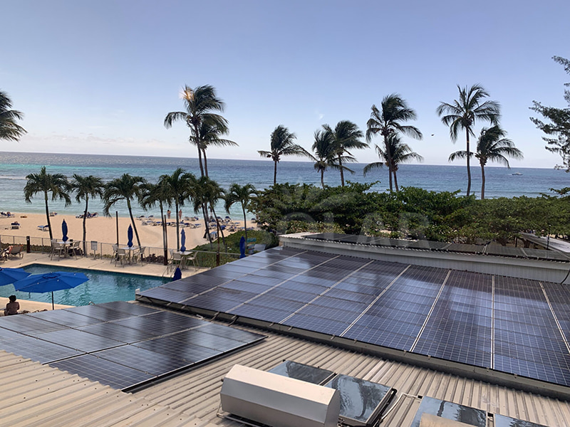 필리핀에서 30KW 태양광 사다리꼴 금속 지붕 설치