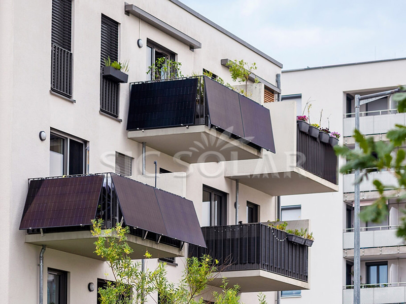미국산 3KW 조절식 발코니 벽면 장착형 태양광 브래킷