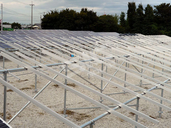 일본 300KW 지상 설치 브래킷